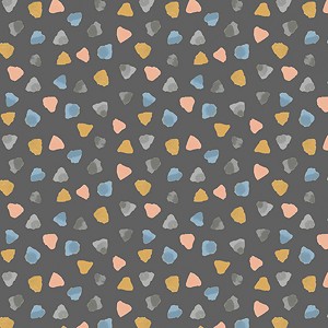 Baby Dino Flannel 14471F 13 Dark Grey Geo Benartex 