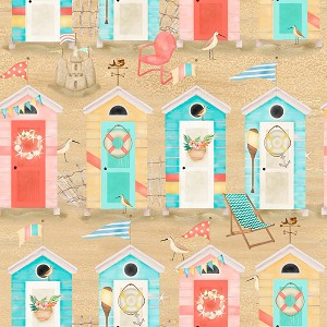 Beach Travel 17335 Sand Beach Huts 3 Wishes 