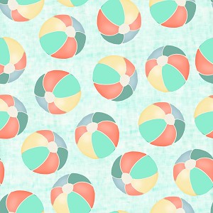 Beach Travel 17340 Turq Beach Balls 3 Wishes 