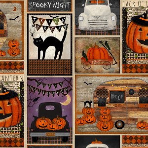 Spooky Night 18111 MLT Patchwork 3 Wishes 