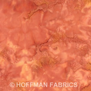Hoffman Bali Batik Hand dyed Watercolors 1895 13 Orange 
