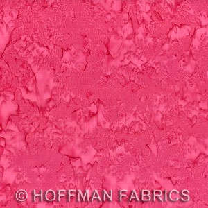 Hoffman Bali Batik Hand dyed Watercolors 1895 557 Azalea 