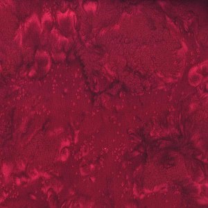 Hoffman Bali Batik Hand dyed Watercolors 1895 231 Garnet 
