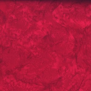 Hoffman Bali Batik Hand dyed Watercolors 1895 292 Cardinal 
