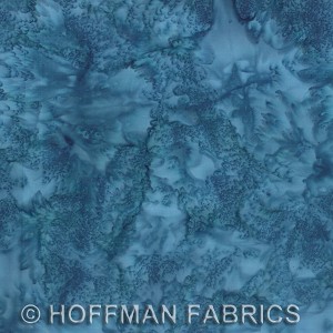 Hoffman Bali Batik Hand dyed Watercolors 1895 311 Lake 