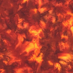 Hoffman Bali Batik Hand dyed Watercolors 1895 389 Paprika 