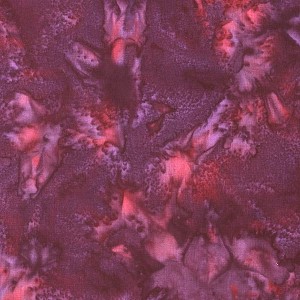 Hoffman Bali Batik Hand dyed Watercolors 1895 394 Merlot 