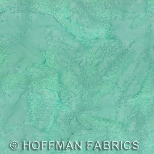 Hoffman Bali Batik Hand dyed Watercolors 1895 41 Aqua 