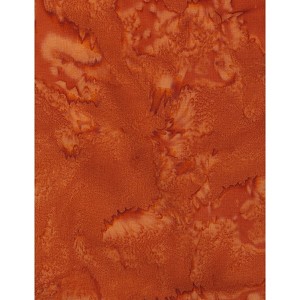 Hoffman Bali Batik Hand dyed Watercolors 1895 431 Cayenne 