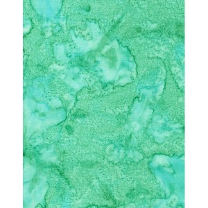 Hoffman Bali Batik Hand dyed Watercolors 1895 445 Spearmint 