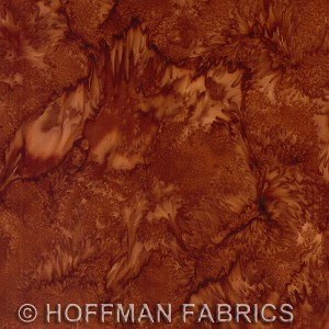 Hoffman Bali Batik Hand dyed Watercolors 1895 573 Pecan 