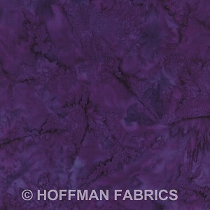 Hoffman Bali Batik Hand dyed Watercolors 1895 N45 New Grape 