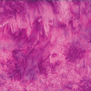Hoffman Bali Batik 1895 23 Fuchsia Hand dyed Watercolors 