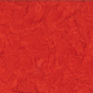 Hoffman Bali Batik 1895 403 Cherry Hand dyed Watercolors 