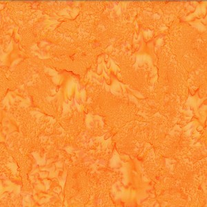 Hoffman Bali Batik 1895 689 Cantaloupe Hand dyed Watercolors 