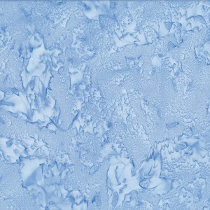 Hoffman Bali Batik 1895 707 Powder Blue Hlue dyed Watercolors 