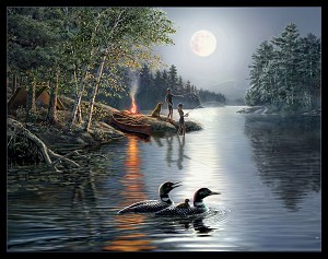 Anglers Moon 19005 Black Panel Elizabeths Studio 