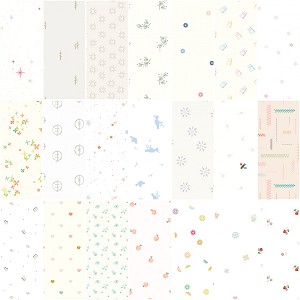 Hush Hush 4 Background Shades Collection 1 Yard Bundle Riley Blake 