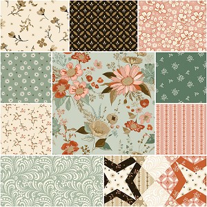 Morning Latte Songbird 10 x 1 Yard Bundle Riley Blake 