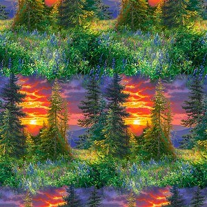 Mountain Sunrise 20173 Multi Scenic Sunrise Abraham Hunter 3 Wishes 