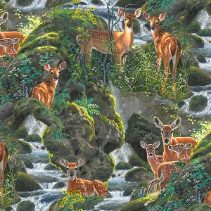 New Beginnings Digital 21493 Multi Deer 3 Wishes 