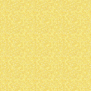 Veranda 2460 33 Leaves Allover Yellow Benartex 