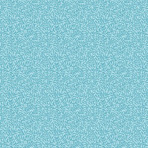 Veranda 2460 80 Leaves Allover Light Teal Benartex 