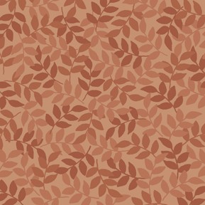 Harmony Leaf 24777 C Nutmeg Quilting Treasures 