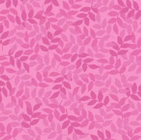 Harmony Leaf 24777 P Party Pink Quilting Treasures 