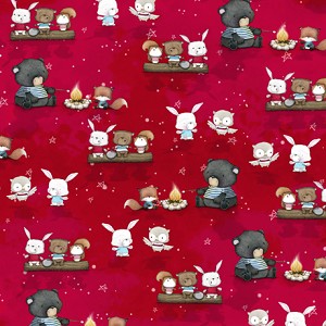 Campfire Friends 27461 R Animal Toss Quilting Treasures 