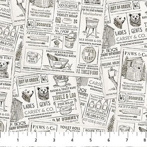 Bear Necessities 28824 11 Newsprint Northcott 