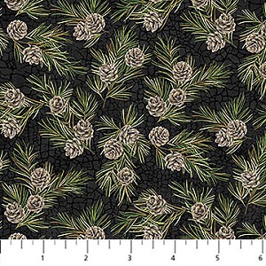 Bear Necessities 28627 99 Pinecones Northcott 