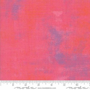 Grunge Basics New 30150 327 Calypso Coral, Basic Grey by Moda 