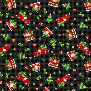 Timber Gnomies Tree Farm 303 99 Black Tossed Trucks Henry Glass 