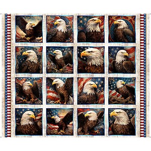 America 1776 31660 E Eagle Picture Patches Birch Quilting Treasures 