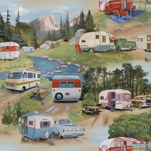 Vintage Trailers 3502 Green Summer Elizabeths Studio 