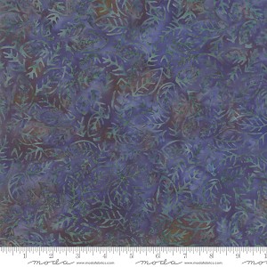 Splendor Batiks 4354 24 Silhouttes Eggplant, Holly Taylor by Moda 