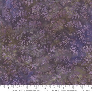 Splendor Batiks 4354 28 Leaf Trails Eggplant, Holly Taylor by Moda 
