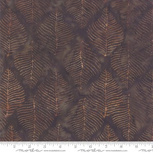 Splendor Batiks 4354 37 Beech Leaves Earth, Holly Taylor by Moda 