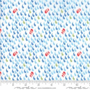 Coledale 47522 11 White Raindrops, Franny and Jane by Moda 