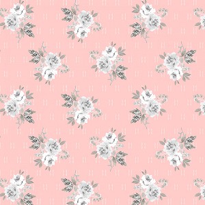 Colette 52053 5 Petal Small Rose Bouquet Windham Fabrics 