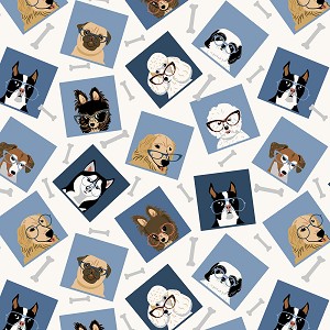Cozy Flannel 53423F 9 Hound Site Blues Windham 