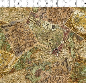 Legendary Journeys Dragon 5LJ 1 Maps Multi In the Beginning Fabrics 