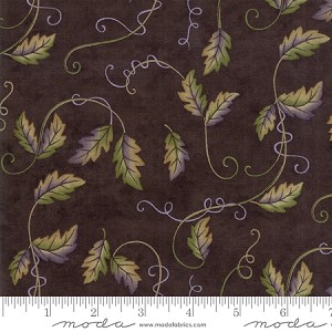 Fresh Off the Vine 6764 17 Leaves Vines Brown, Holly Taylor by Moda 