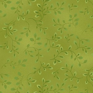 Folio Vines Tonal 7755 62 Early Green Henry Glass 