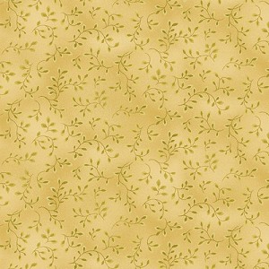 Folio Vines Tonal 7755 64 Light Green Henry Glass 