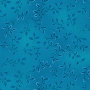 Folio Vines Tonal 7755 71 Cerulean Blue Henry Glass 