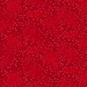 Folio Vines Tonal 7755 82 True Red Henry Glass 