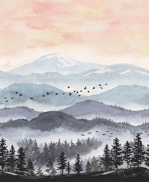 Point of  View 8174 21 Sunrise Mountain Vista Panel Studio E 