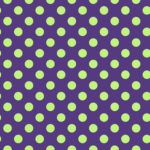 Hometown Halloween 8216 VG Purple Green Dots Maywood Studio 